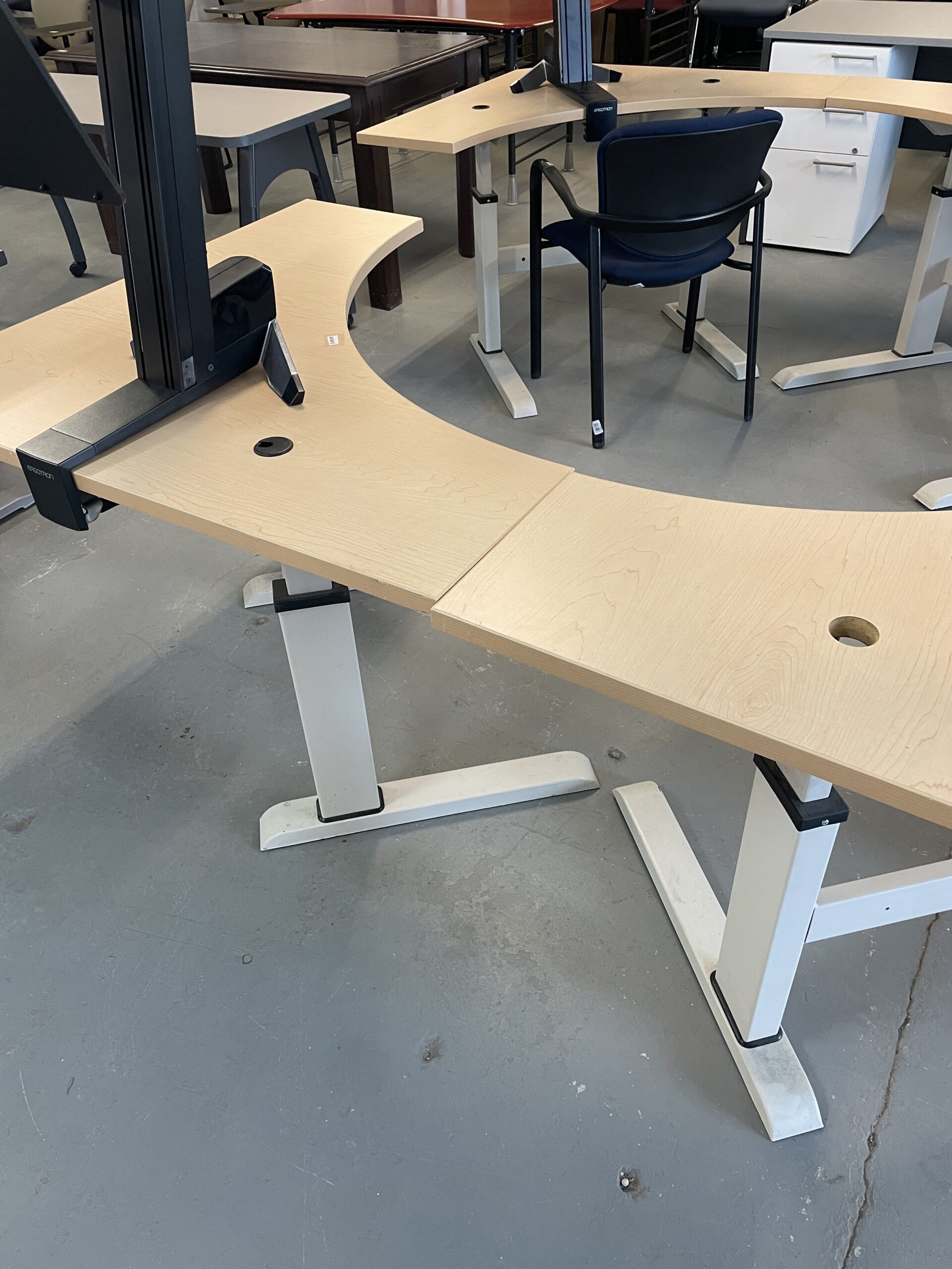 Used Laminate Corner Desk Units OFL Furniture