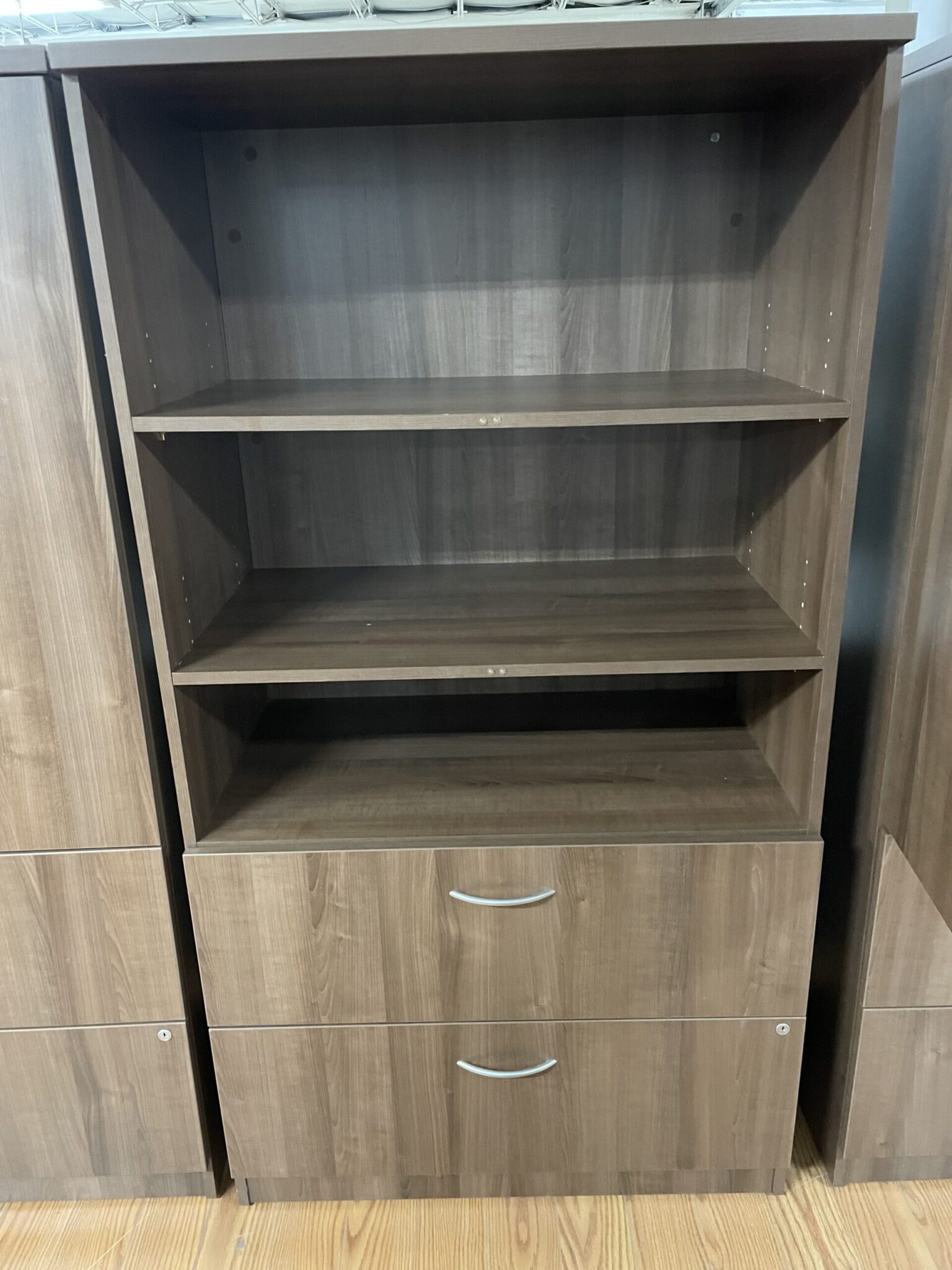 Used Laminate Slim Profile Storage Available! OFL Furniture