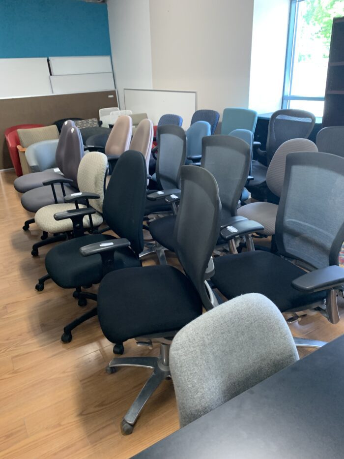 Used Office Task Chairs!!! Good value and on your budget!...Changing Inventory!...Prices start at $50.00!!!! and up!!!!