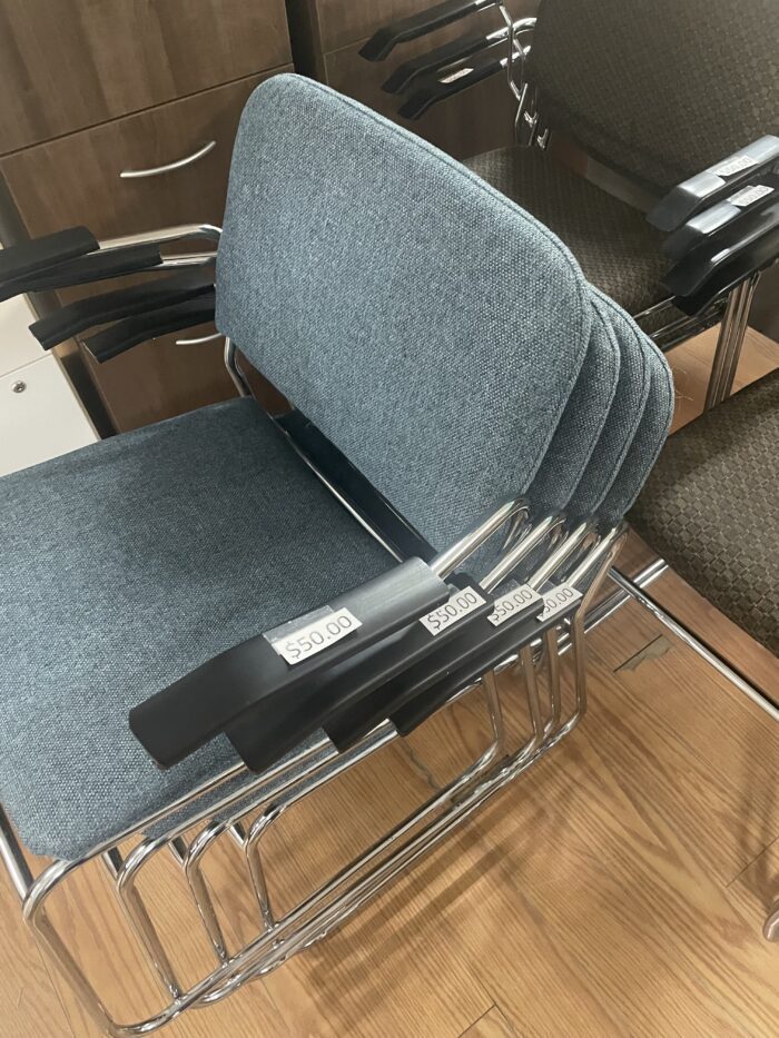 Used Wire Frame Visitor chairs - Image 3