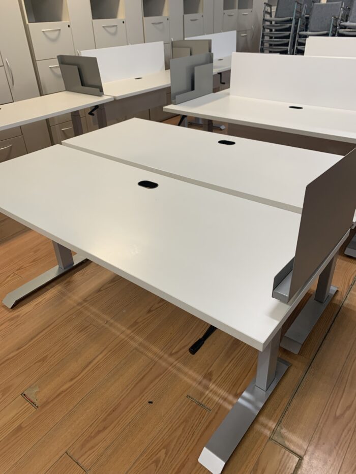 Used Laminate Desks-24" x 64" (Some with Front Panels)-11 in Total!