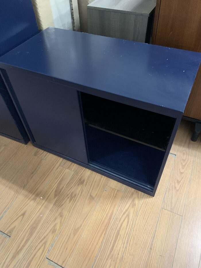 Used Smaller Metal Storage Cabinet with single interior shelf - Image 2