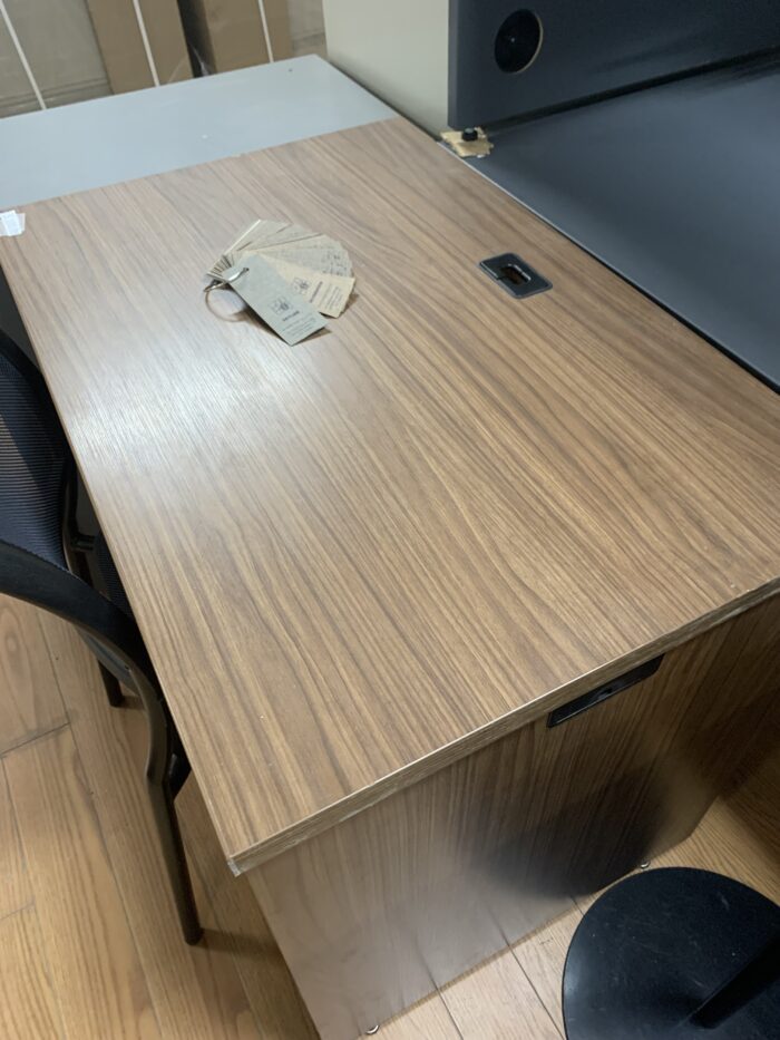 Used Small Work Desk-laminate shell 24" x 36" - Image 2