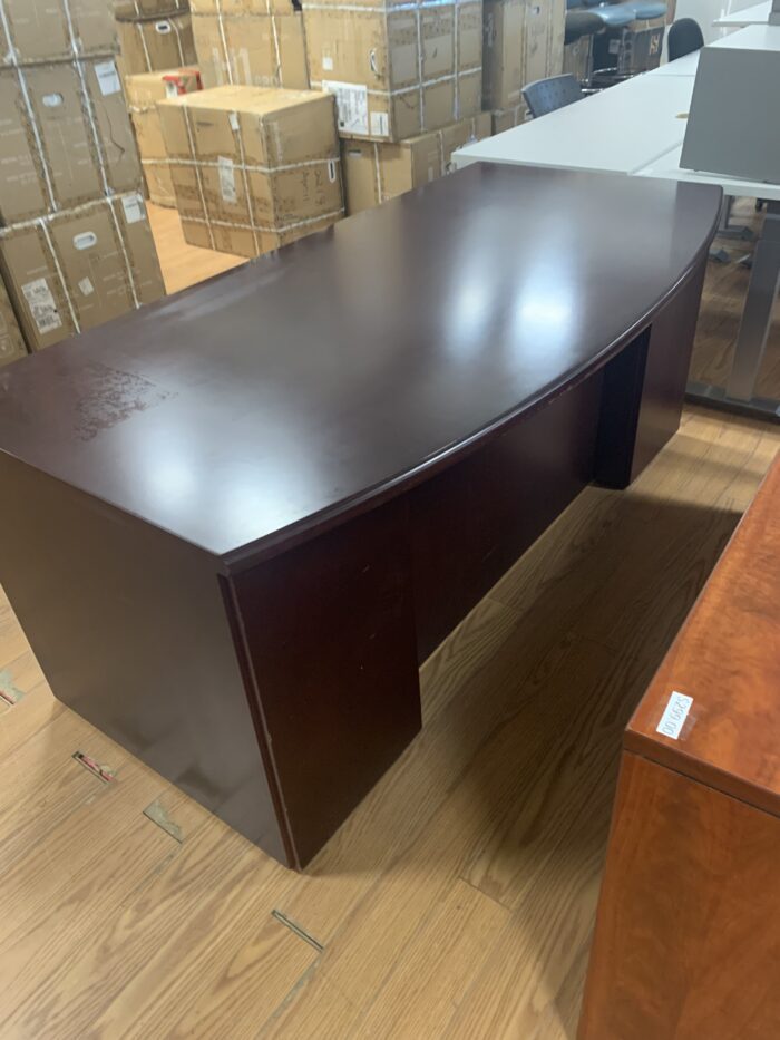 Used Executive Bowfront Desk